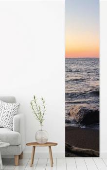 Preview: Flächenvorhang Milder Abend, Schiebevorhang, Schiebegardine, modern, 60 cm breit, 2,65 m hoc